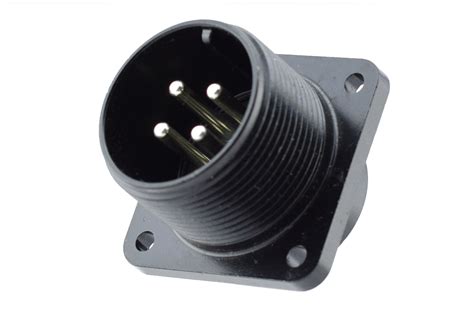 flanged box mount receptacle